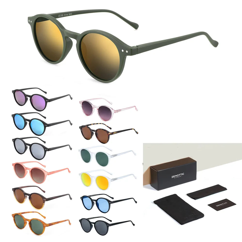 Retro Polarized Sunglasses 2026 2025 Men Women Vintage Small round Frame Sun Glasses Polarized Lens UV400 Goggles Shade