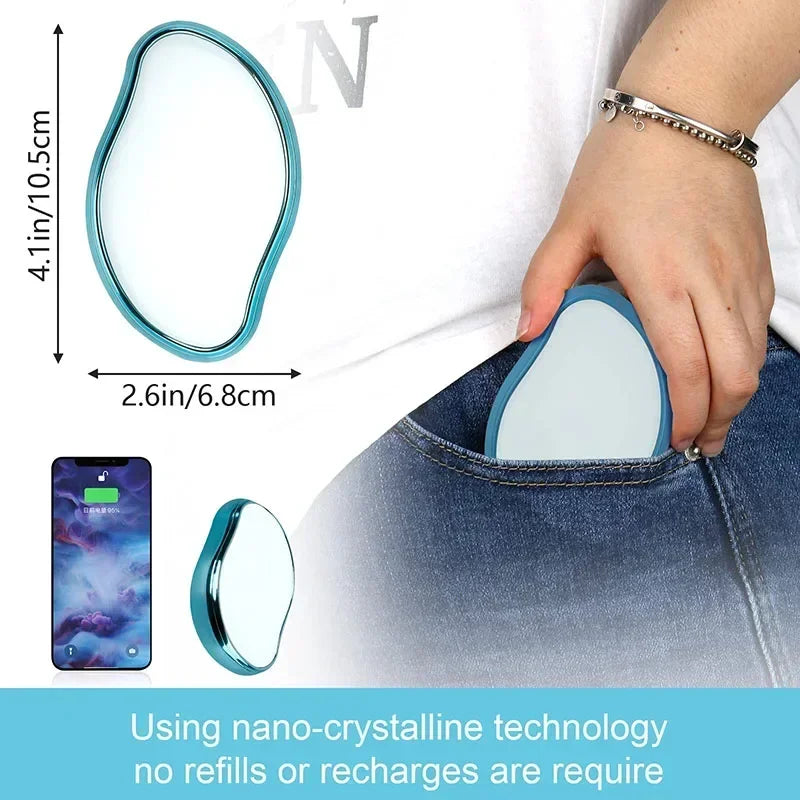 Crystal Epilator Stone Nano Crystal Hair Removal Eraser Depilation Woman Painless Epilator Hair Removal for Ladies Women Clean