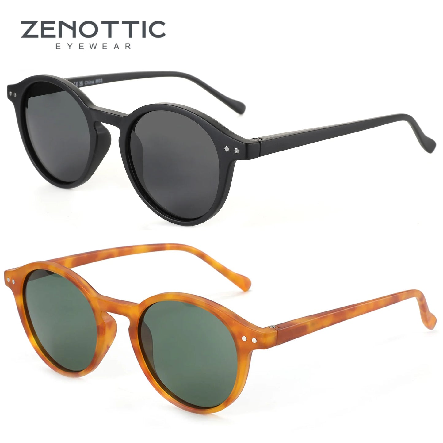 Retro Polarized Sunglasses 2026 2025 Men Women Vintage Small round Frame Sun Glasses Polarized Lens UV400 Goggles Shade