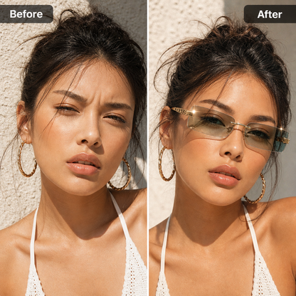 Lunettes solelines M1 sans monture