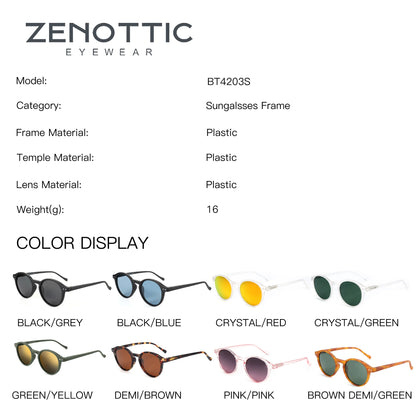 Retro Polarized Sunglasses 2026 2025 Men Women Vintage Small round Frame Sun Glasses Polarized Lens UV400 Goggles Shade