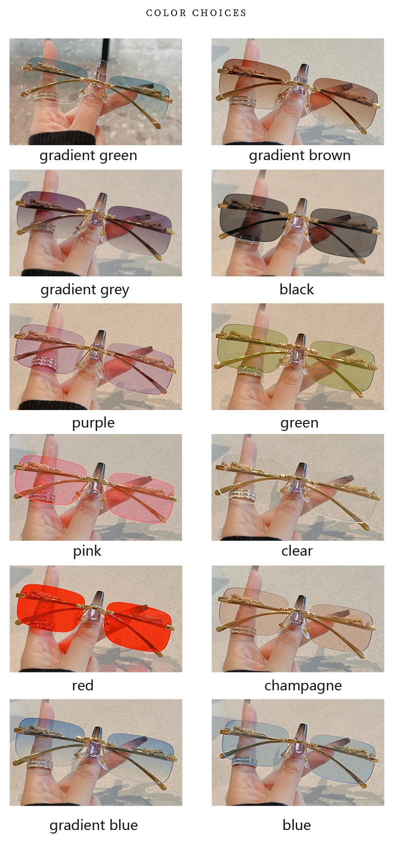 Lunettes solelines M1 sans monture